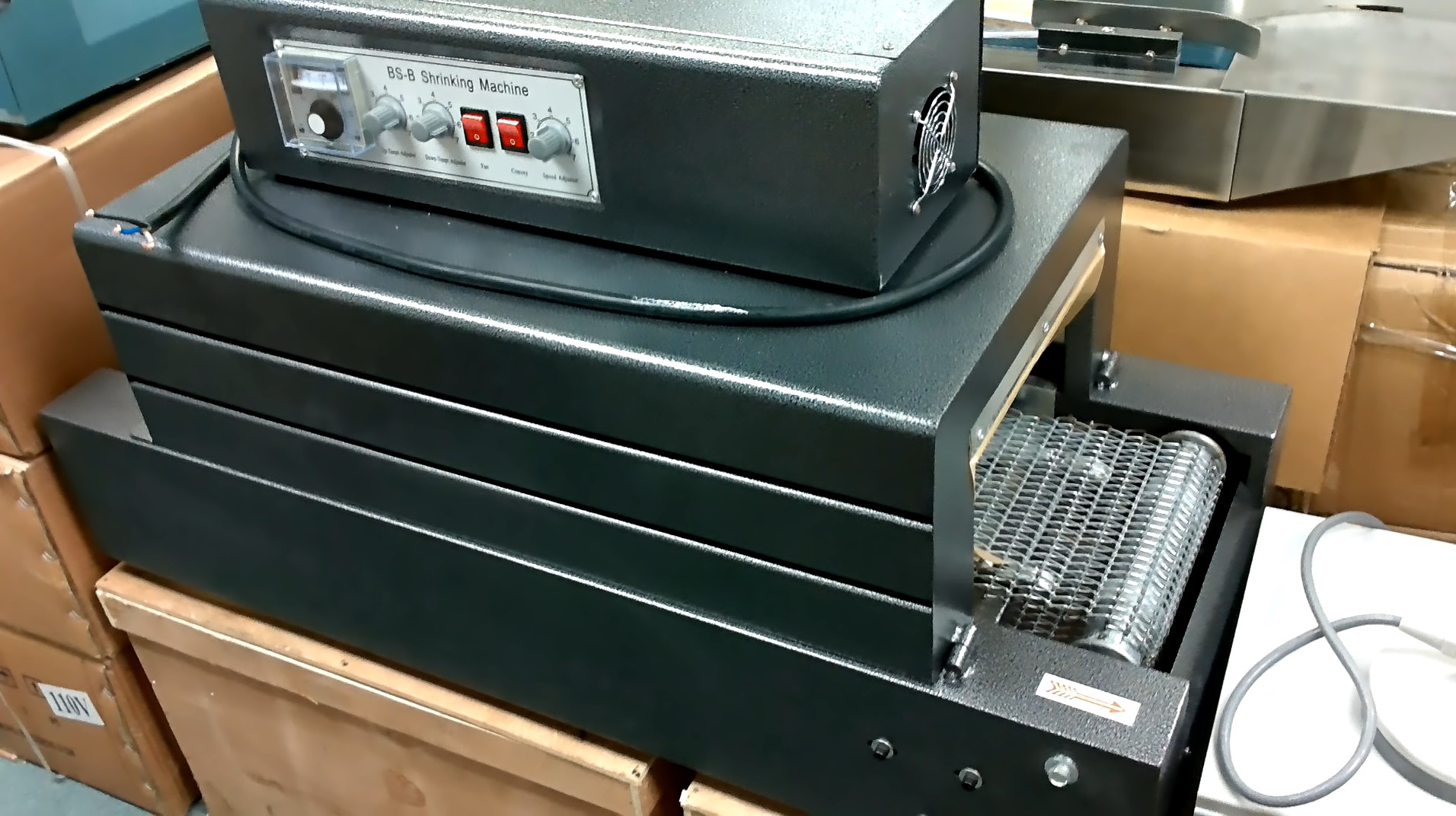 New Table Top Thermal Shrink Packaging Tunnel Model BSB Buzz Equipment